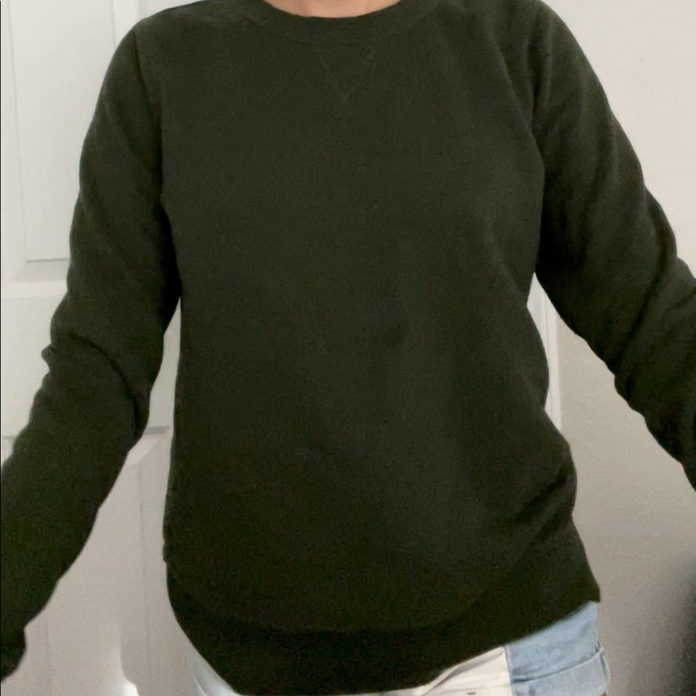 Forest green sweater
